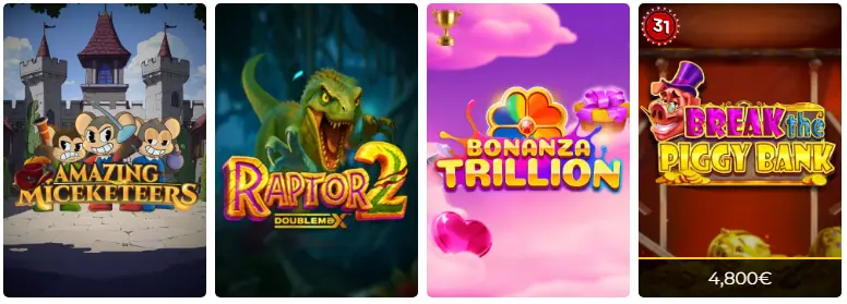 Studios et fournisseurs LUCKY31 CASINO
