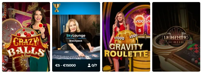 Options de mise LUCKY31 CASINO
